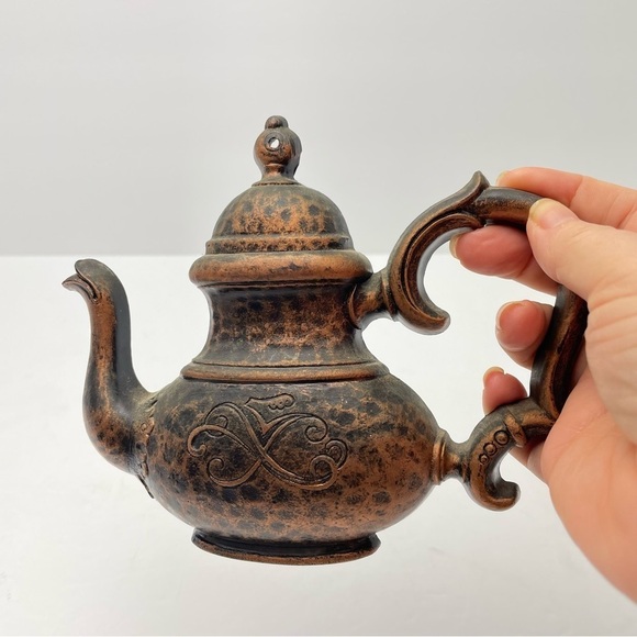 Vintage Retro Copper Dart Industries Tea Pot Wall Decor - Picture 5 of 8
